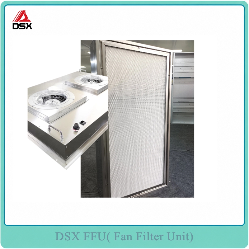 FFU substitu&iacute;vel no lado da sala (unidade de filtro de ventilador) 
